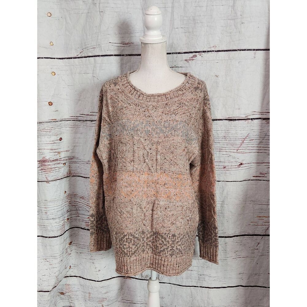 Sundance Lyra Travels Pullover Sweater Size Large